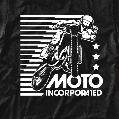 Vintage Style Moto Inc. T-Shirt Design