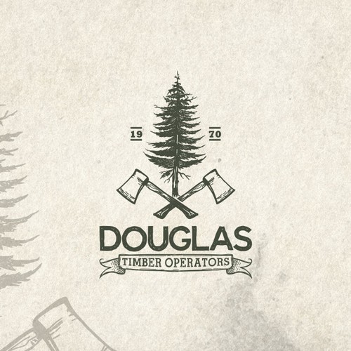 Douglas Timber Operators Logo Design