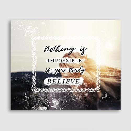 Inspirational Canvas Art