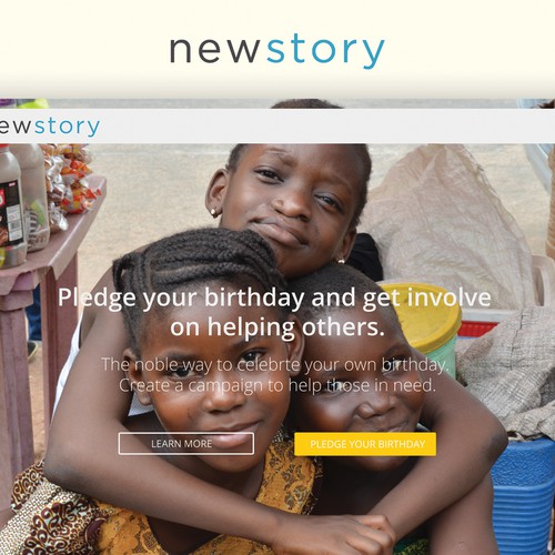 Newstory Birthday Campaign Website