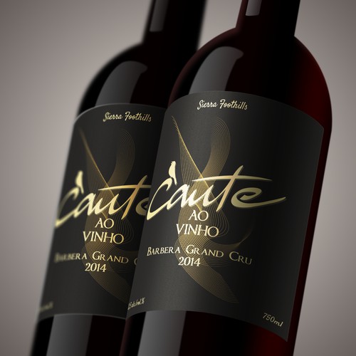 Premium wine label