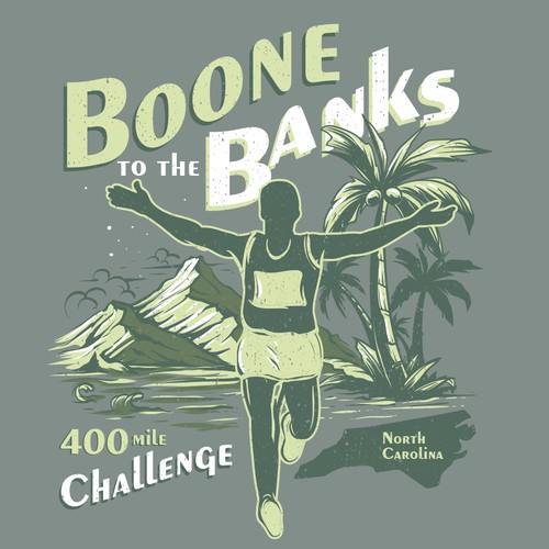 vintage t shirt marathon theme