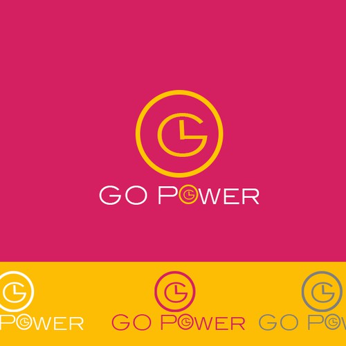 Create a design for GO Power Stationary that has a corporate look