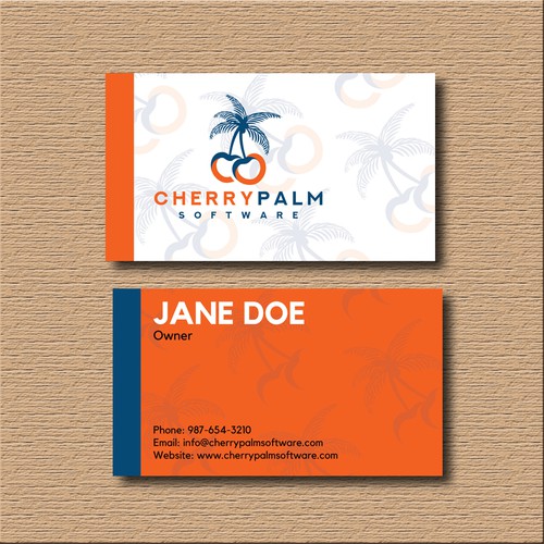 Modern & clean business card for Cherrypalm Software