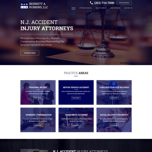 Law Firm Homepage Design