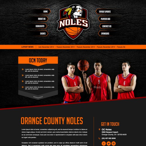 Elite Youth Basketball Website