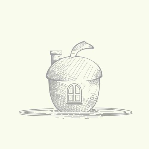 Classic logo for Travel & Hotel "OakNut cove"