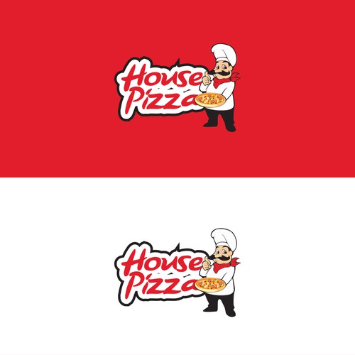 Logo for House pizza