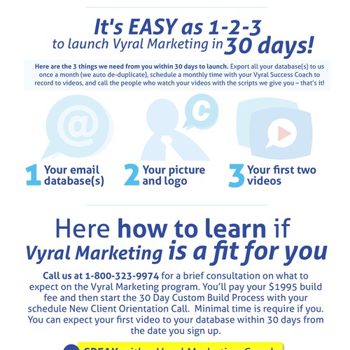 VyralMarketing.com seeks a 1 LONG page sales website like Apple - 90% done!