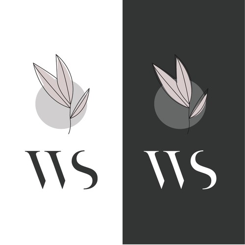 Fresh and simple logo concept for skincare products