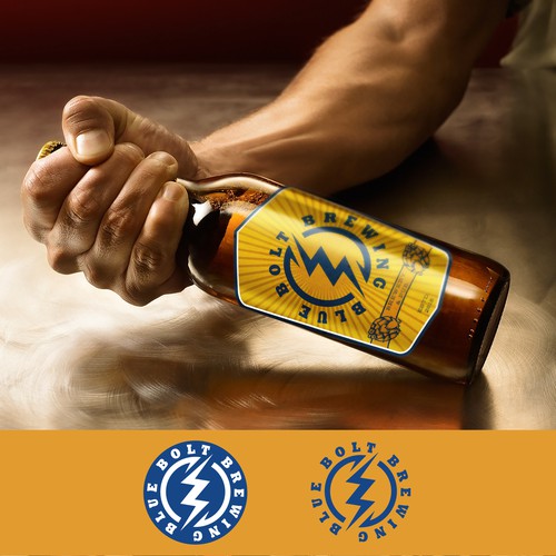 Clean and simple logo for a brewery & pub