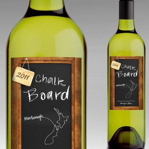 wine label - Chalk Board