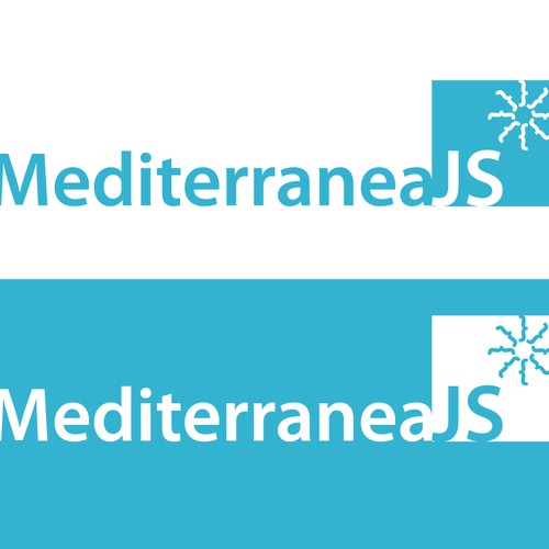 Craft a logo for a JavaScript conference, mediterranean style