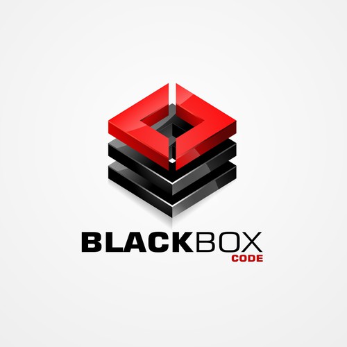 3d logo for BlackBox Code