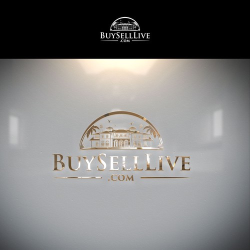 Luxurious logo capturing the essence of "BuySellLive.com"