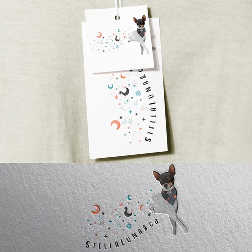 Logo concept for dog accessories brand.