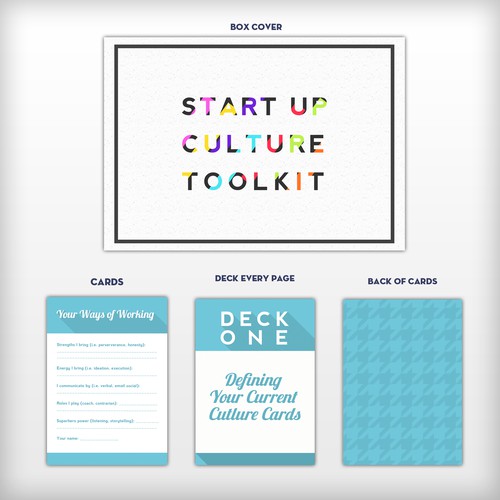 Card Design for START-UP CULTURE TOOLKIT