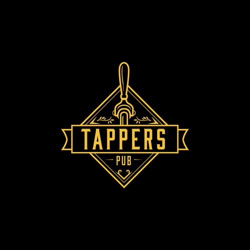 Logo concept for "Tappers Pub"