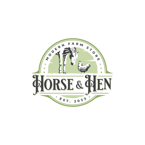 Classic Farm Logotype - Farm products retailer