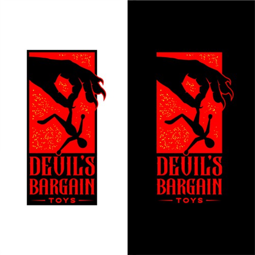 Quirky Retro Action Figure Company Logo