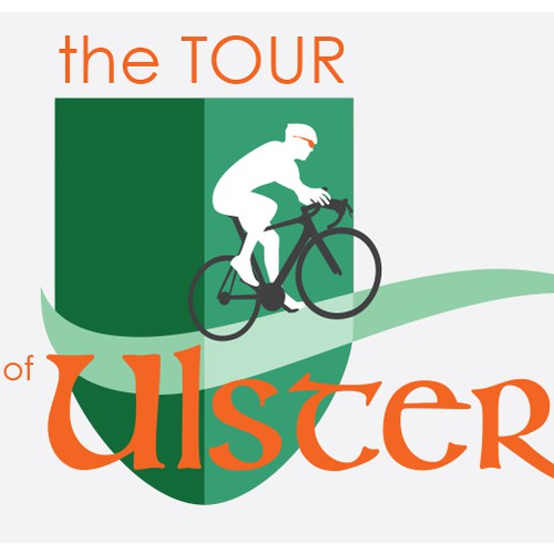 Create the logo for the Tour of Ulster Bike Race