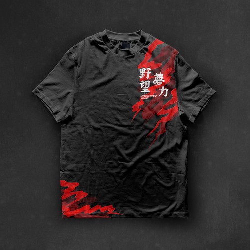Graphic Tee Design , Japanese Style