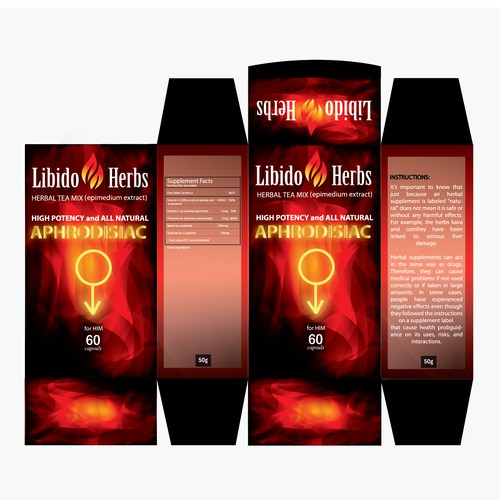 product label for LibidoHerbs.com