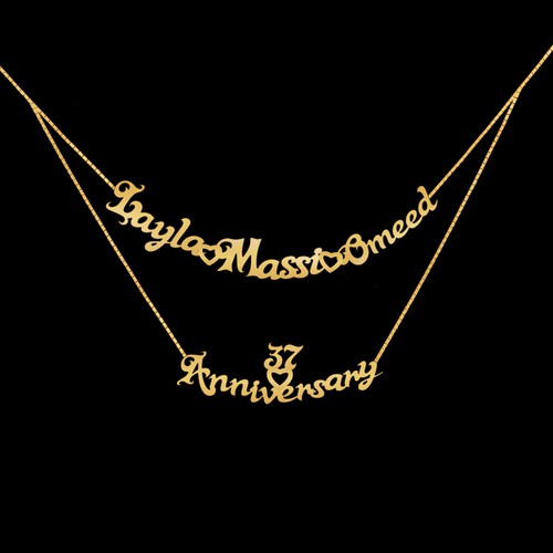 Wedding Anniversary Necklace Design