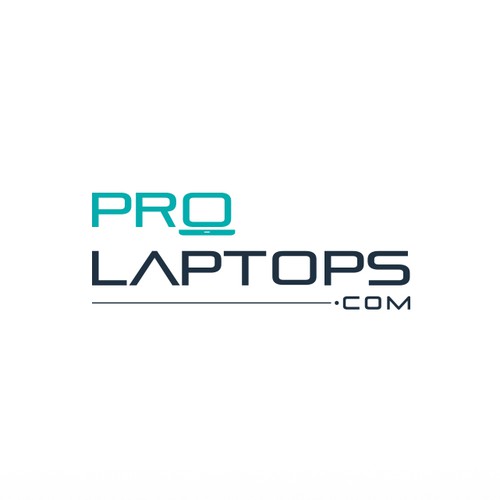 Creative logo concept for Pro Laptops