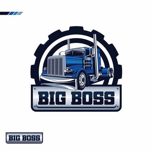Trucking logo for big boss brand