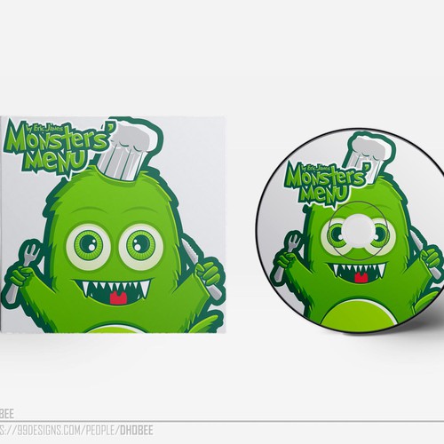 Monsters' Menu children's rhyme (CD cover)