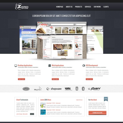 Relaunch company web site (IT services provider)