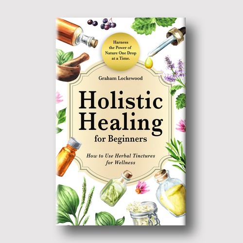 Book Cover Concept for Holistic Healing for Beginners