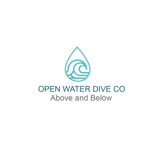 Bold Logo For Open Water Dive Co