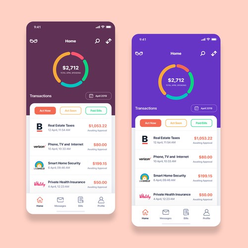 Financial app for elderly people