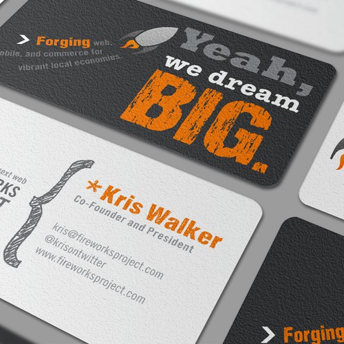 Love Typography? We need a biz card design:
