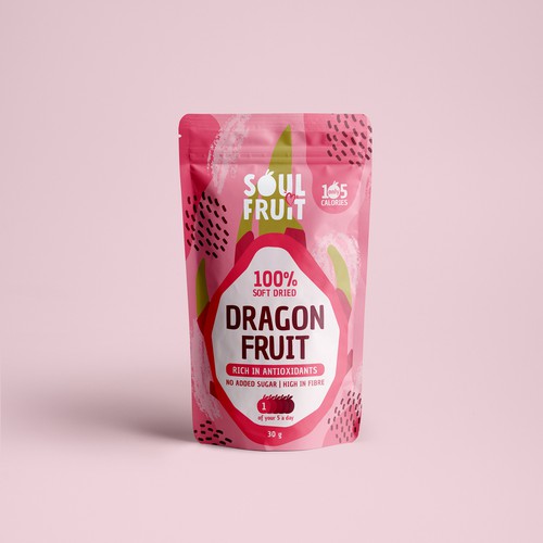 Soft Dried Dragon Fruit