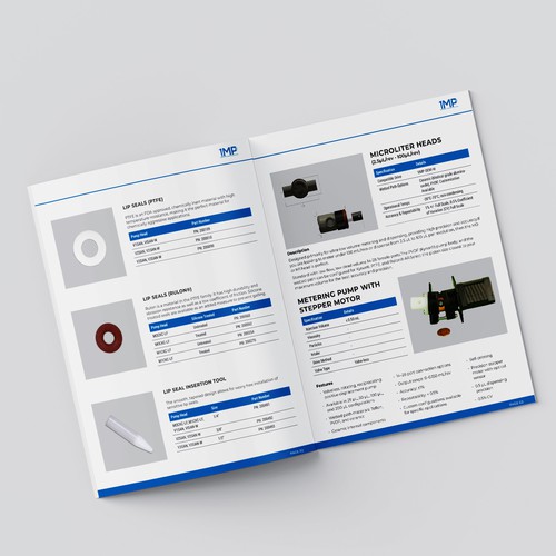 Modern Industrial Catalog Design for Precision Pump Technology