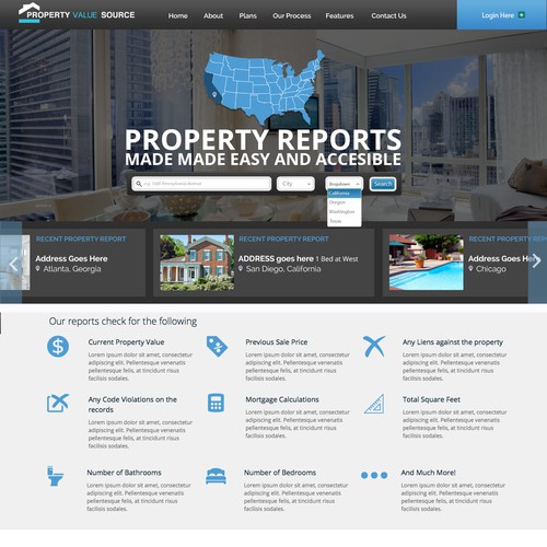 Create our new stunning Property Report site