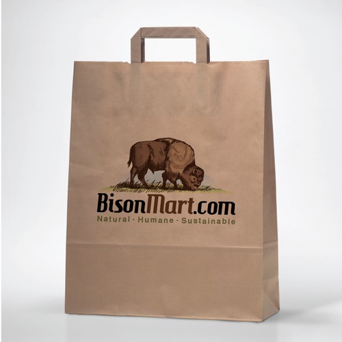 Create a visual identity for BisonMart.com