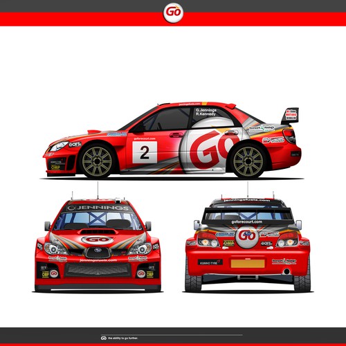 Subaru Impreza N12 Wrap design