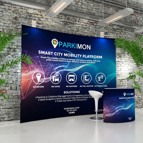 Parkimon Trade Booth Design