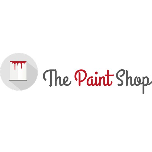 Concept logo for The Paint Shop