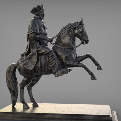 Menelik II EMPEROR OF ETHIYOPIA 3d printable