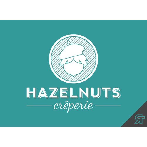 "HAZELNUTS" Crêperie Logo