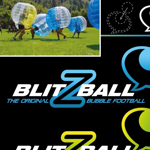 Logo for a new sport: Bubble Football - Logo per un nuovo sport:Bubble Football