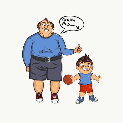Father and son character