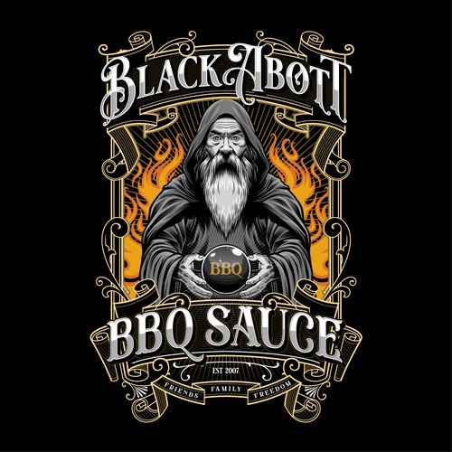 Black Abott BBQ Sauce