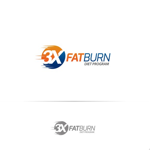 Create a winning logo for 3xfatburn - the revolutionary diet system from europe