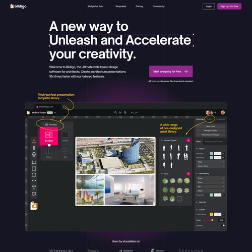 Web Application for Creators by Creators